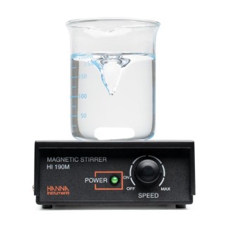 HI190M-0 Magnetic Mini-Stirrer, 12 VDC, 100-1000 RPM, Compact Chemically Resistant Lab Instrument | EnvMart