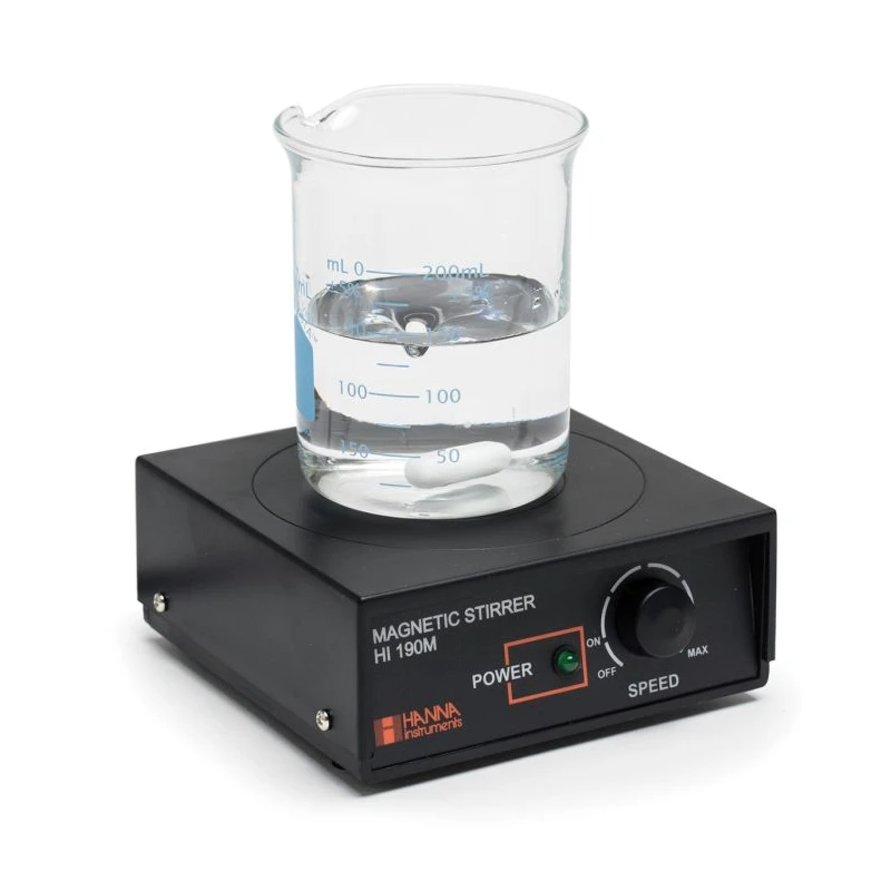 HI190M-0 Magnetic Mini-Stirrer, 12 VDC, 100-1000 RPM, Compact Chemically Resistant Lab Instrument | EnvMart