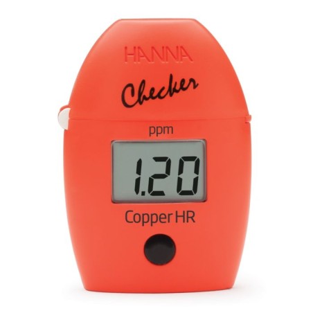 Hanna HI702 Copper High-Range Checker HC Handheld Colorimeter 0.00–5.00 ppm | EnvMart