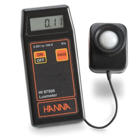HI97500 Portable Lux Meter 0.001–199.9 Klux ±6% Accuracy Water-Resistant | EnvMart