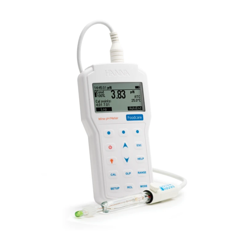 Hanna HI98169 Portable pH Meter for Wine with CPS Technology, USB Connectivity | EnvMart