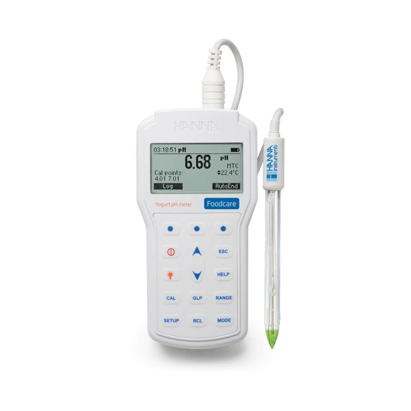Hanna HI98164 Professional Yogurt pH Meter, IP67, Foodcare, FC2133 Electrode | EnvMart