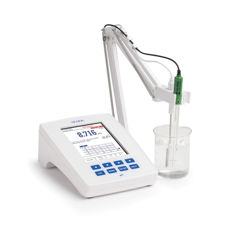 hanna-hi5221-laboratory-research-grade-benchtop-ph-mv-meter-with-0-001-ph-resolution