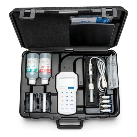 HI98162 Professional Portable Milk pH Meter with FC1013 Probe, IP67, Data Logging | EnvMart