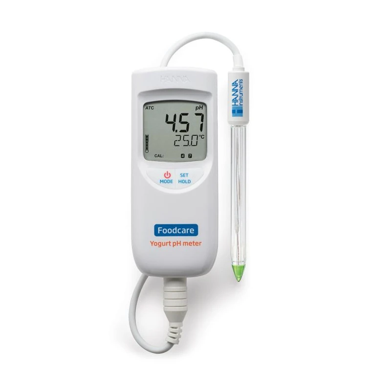 Hanna Instruments HI99164 Portable Yogurt pH and Temperature Meter IP67 | EnvMart