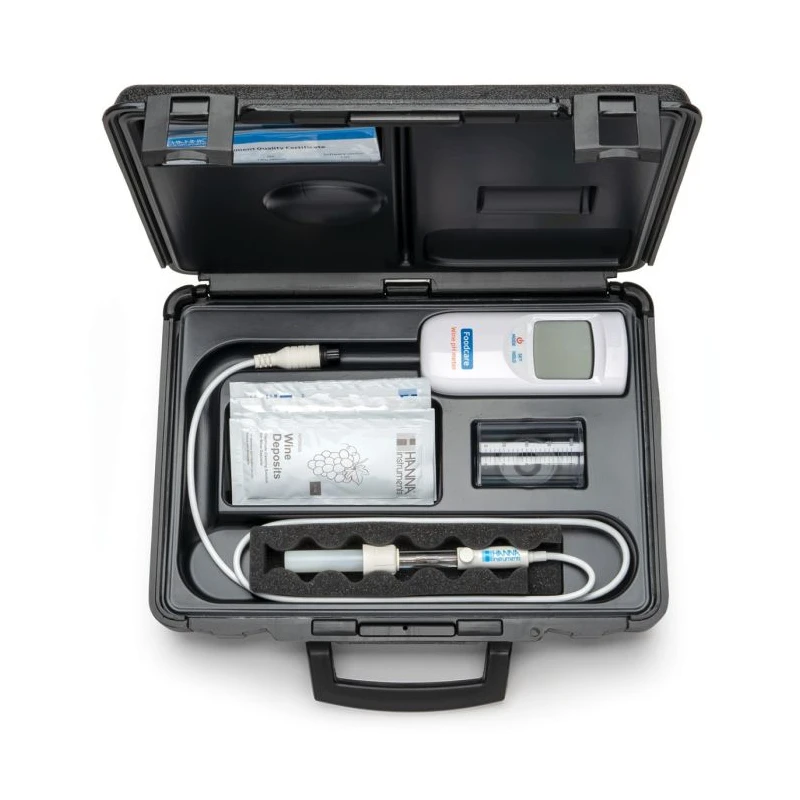 Hanna Instruments HI99111 Portable Wine Must & Grape Juice pH Meter, IP67, -2.00 to 16.00 pH | EnvMart