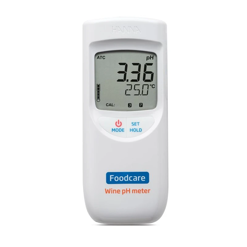 Hanna Instruments HI99111 Portable Wine Must & Grape Juice pH Meter, IP67, -2.00 to 16.00 pH | EnvMart