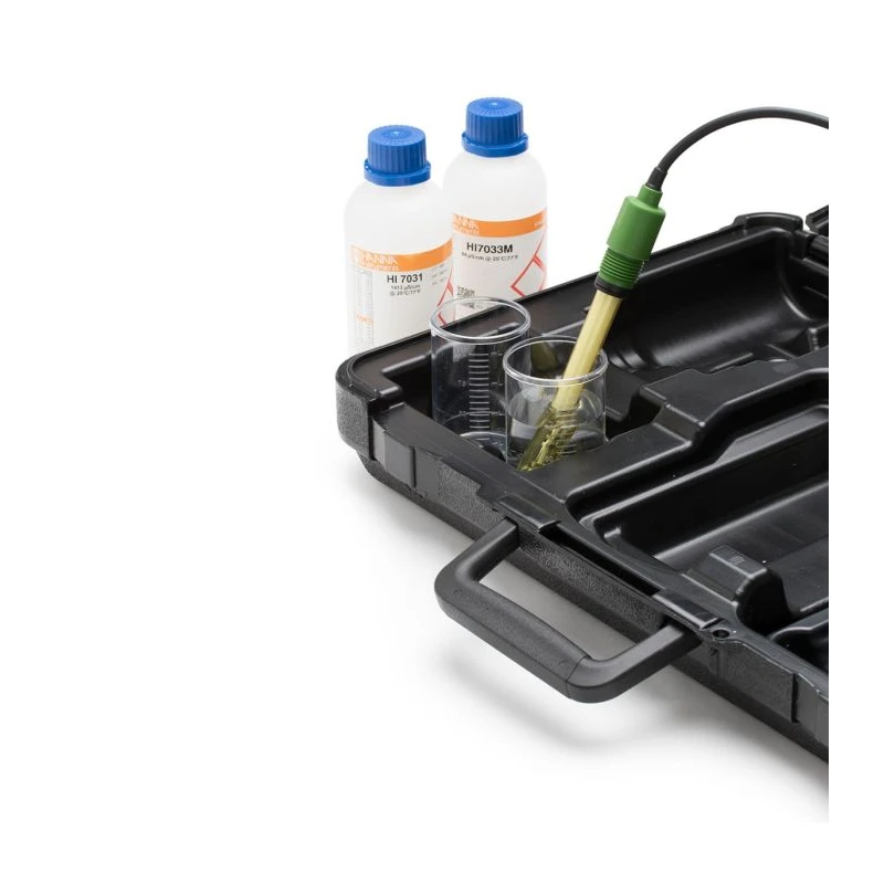 Ultra Pure Water EC/Resistivity Portable Meter HI98197, 0.001 µS/cm, Four-Ring Probe | EnvMart