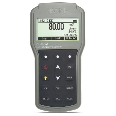EC/TDS/Resistivity/Salinity Meter HI98192 Waterproof, Portable, High-Accuracy | EnvMart