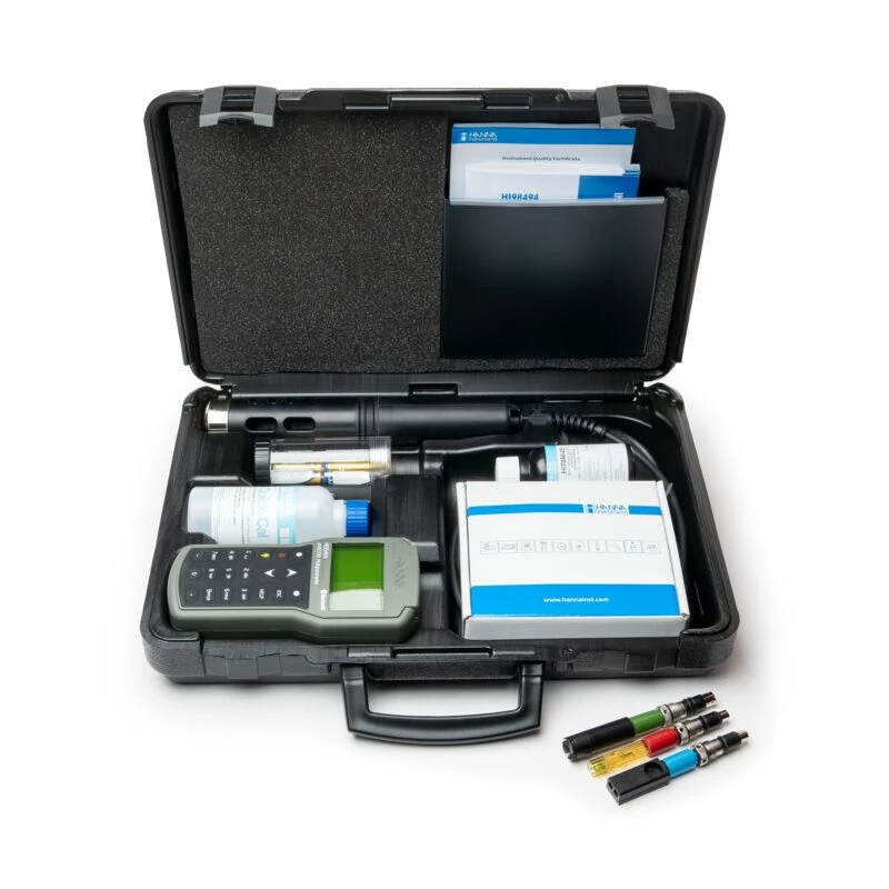 HI98494 Multiparameter Portable Bluetooth pH/EC/DO Meter, Optical Luminescent | EnvMart