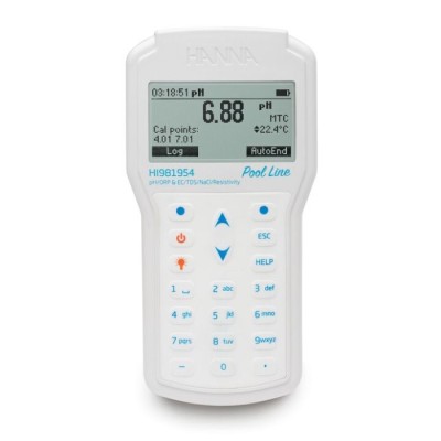 Hanna HI981954 Pool Line Multiparameter Waterproof Portable pH/ORP/EC/Temperature Meter | EnvMart