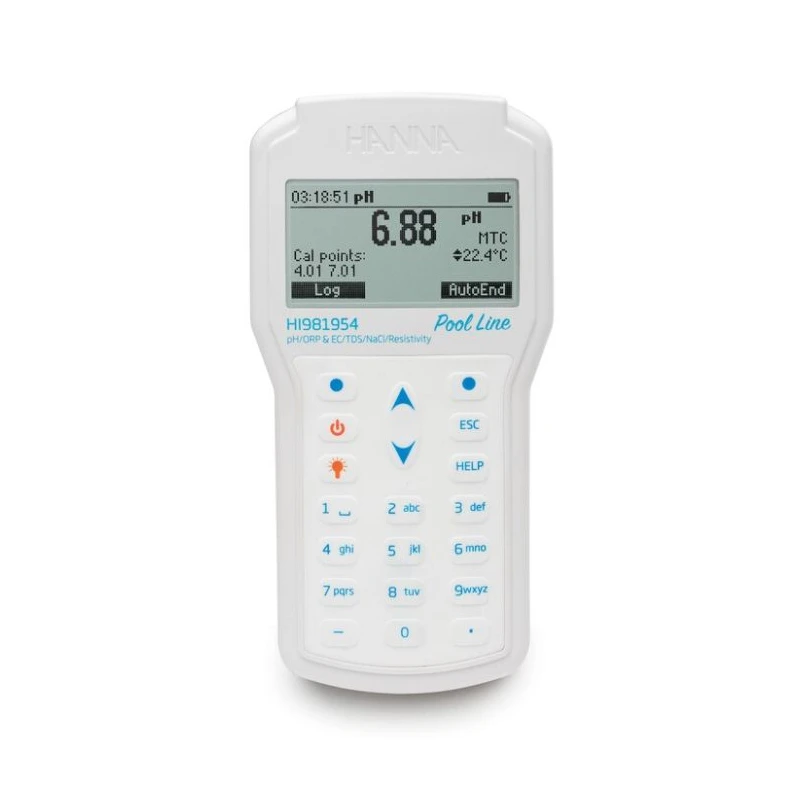 Hanna HI981954 Pool Line Multiparameter Waterproof Portable pH/ORP/EC/Temperature Meter | EnvMart