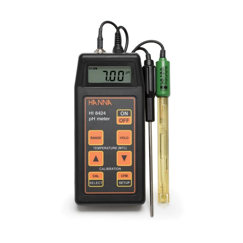 HI8424 Portable pH/mV Meter Automatic Calibration Waterproof with Temperature Probe | EnvMart
