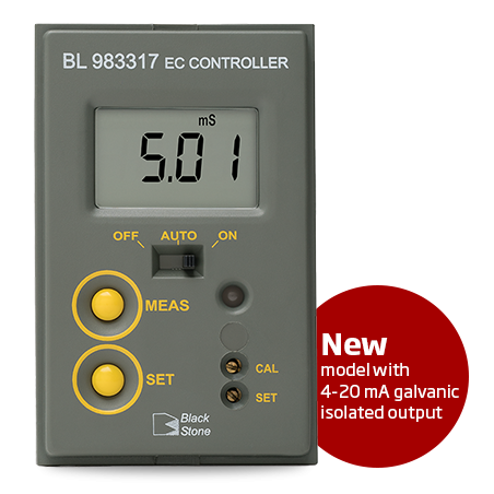 BL983317-2 Conductivity Mini Controller 0.00–10.00 mS/cm, 230VAC, Output 4-20 mA | EnvMart