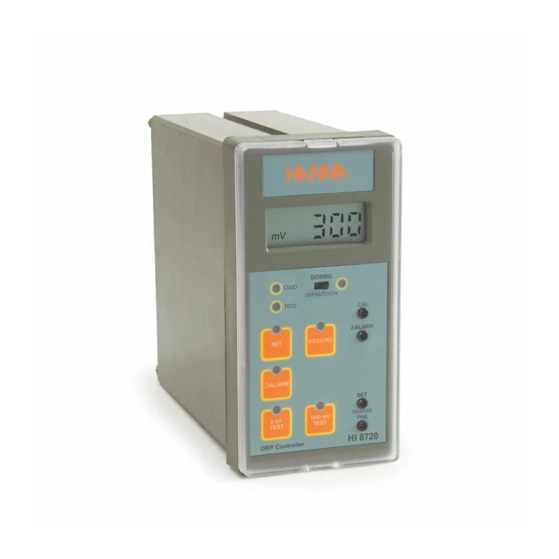 HI8720 ORP Analog Controller with Self-Diagnostic Test, Alarm Relay, Panel Mounted | EnvMart