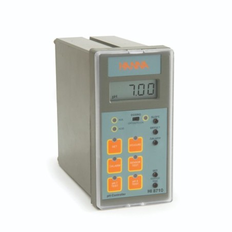 Hanna HI8710 pH Analog Controller with Self-Diagnostic Test | Industrial Panel Mounted pH Control | EnvMart