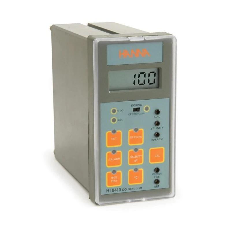 Panel-Mounted Dissolved Oxygen Controller HI8410, Extended Range, Analog Output | EnvMart