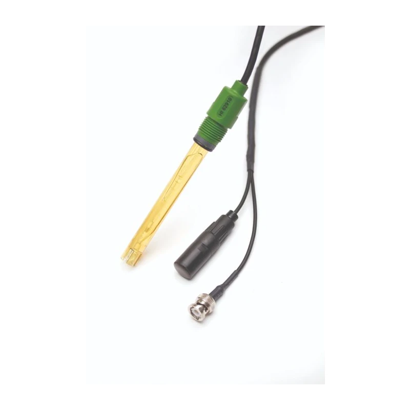 AmpHel pH Electrode with Replaceable Battery, PEI Body, Cloth Junction, 5m Cable | EnvMart