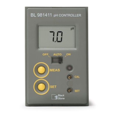 BL981411 Mini pH Process Controller | LCD, 0.0–14.0 pH, Dosing Relay, EnvMart