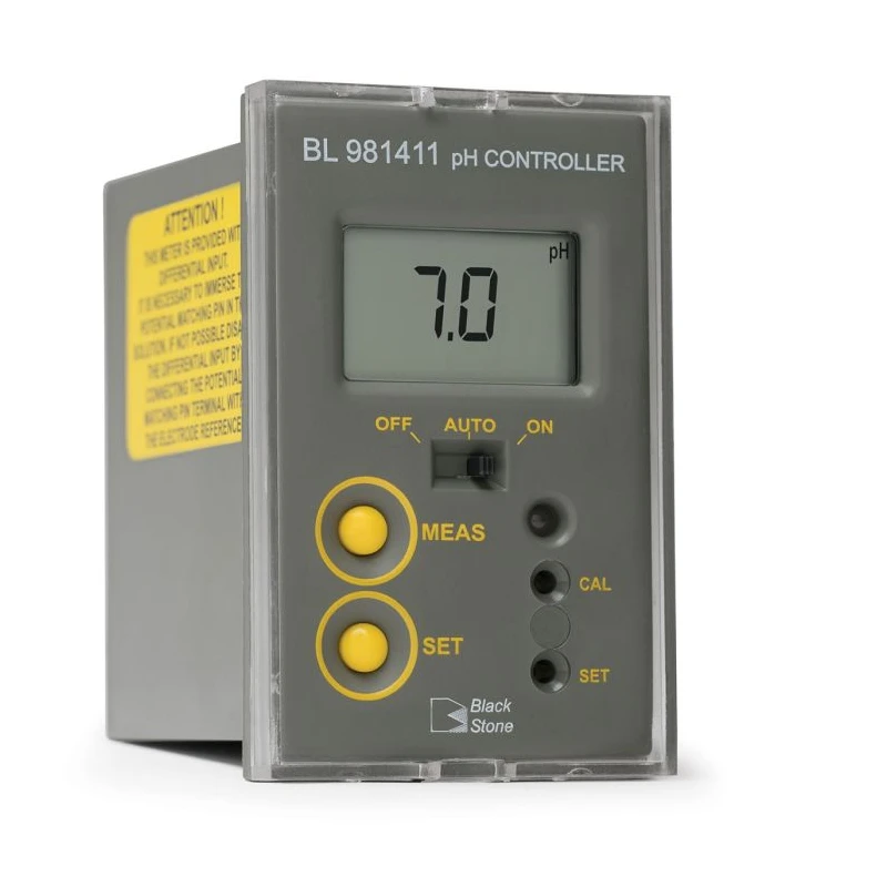 BL981411 Mini pH Process Controller | LCD, 0.0–14.0 pH, Dosing Relay, EnvMart