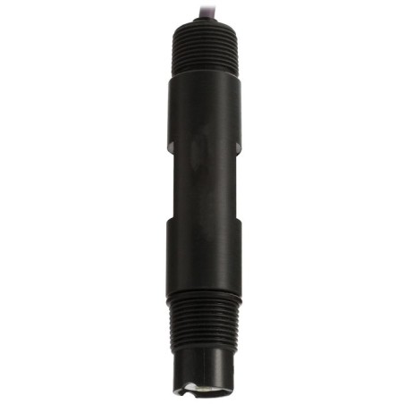 AmpHel HI6100205 Flat-tip Industrial pH Electrode, Fluoride Resistant, PVDF Body, 5m Cable | EnvMart