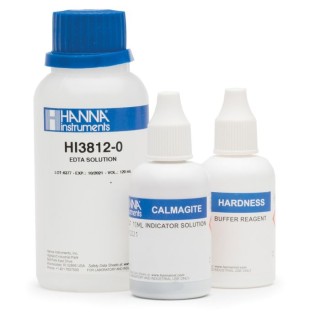 HI3812-100 Total Hardness Test Kit Reagents, 100 Tests, EDTA | EnvMart