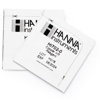 HI702-25 Copper High-Range Checker Reagents Pack 25 Tests Bicinchoninate Method | EnvMart