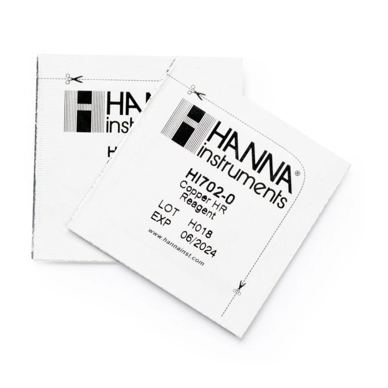 HI702-25 Copper High-Range Checker Reagents Pack 25 Tests Bicinchoninate Method | EnvMart
