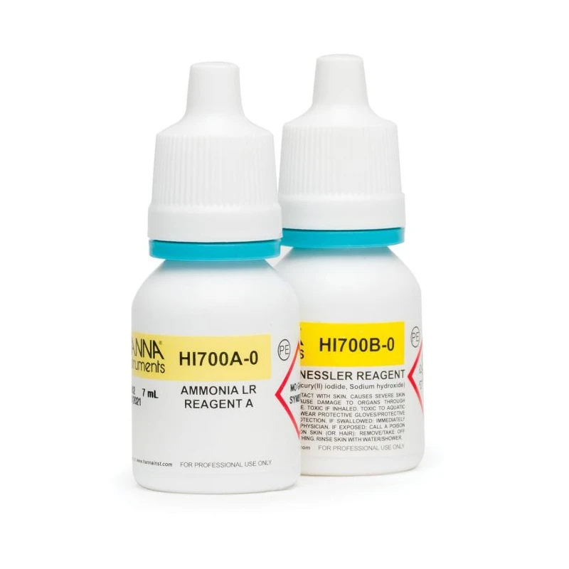 Ammonia Checker HC Reagents HI700-25, 25 Tests, Nessler Method | EnvMart