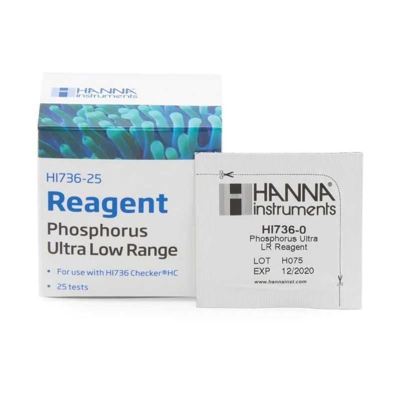 Phosphorus Ultra Low-Range Checker HC Reagents HI736-25, Ascorbic Acid Method, 25 Tests | EnvMart