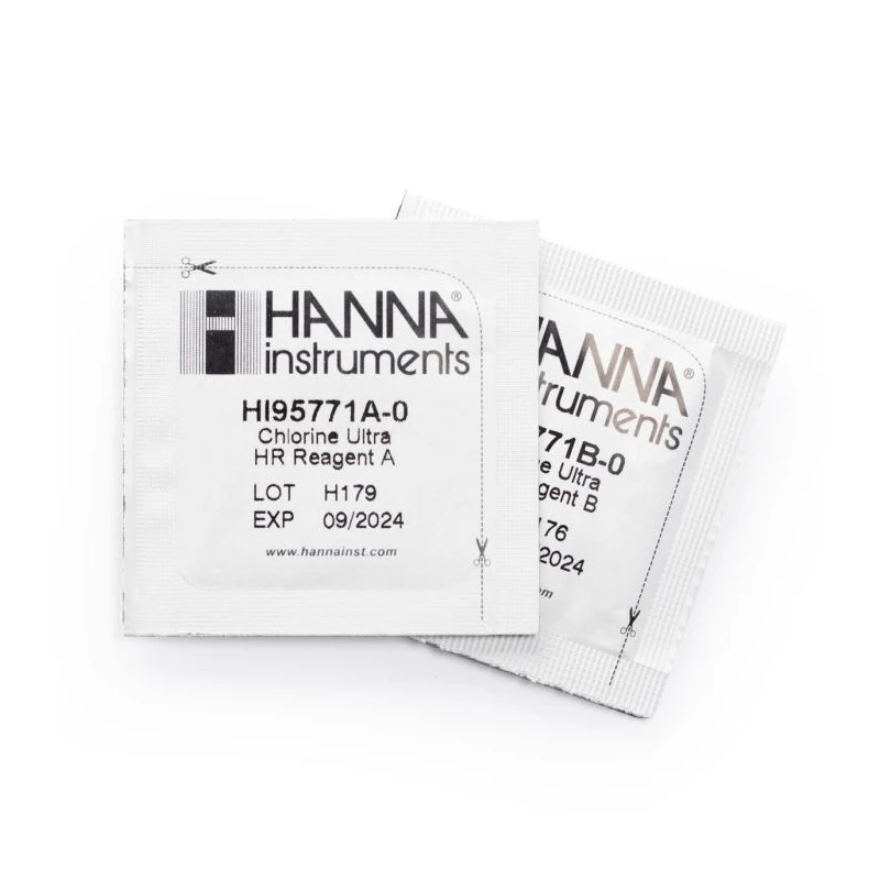 Hanna HI95771-01 Ultra High Range Chlorine Reagents 100 Tests for HI96771 Photometer | EnvMart