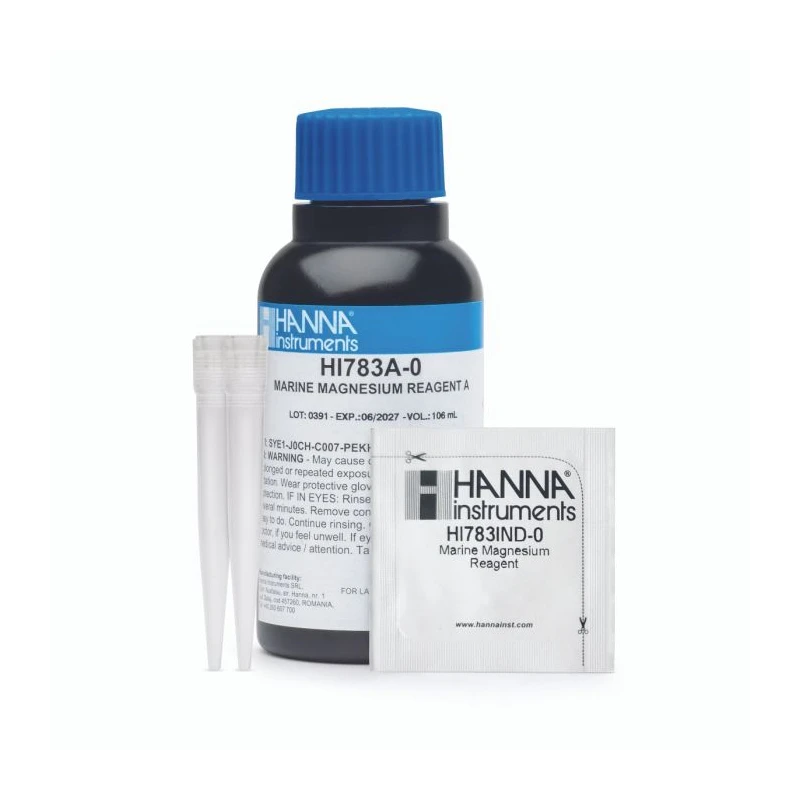 Marine Magnesium HC Checker Reagents HI783-25 | Pack of 25 Tests | EnvMart