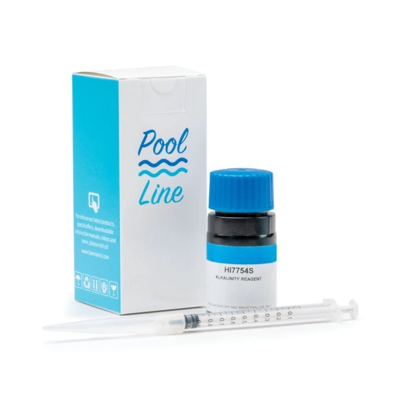 HI7754-26 Pool Line Alkalinity Checker HC Reagents, 25 Tests, 30 mL Bottle | EnvMart