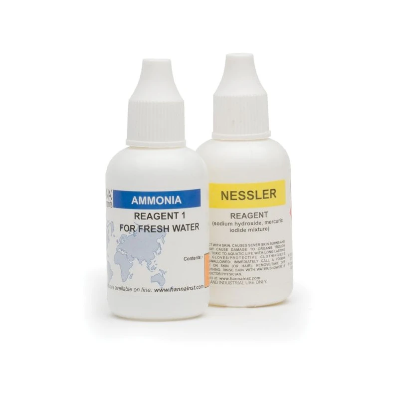 Hanna HI38049-100 Ammonia Test Kit Replacement Reagents Nessler Method 100 Tests | EnvMart