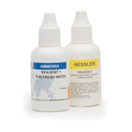 Hanna HI38049-100 Ammonia Test Kit Replacement Reagents Nessler Method 100 Tests | EnvMart