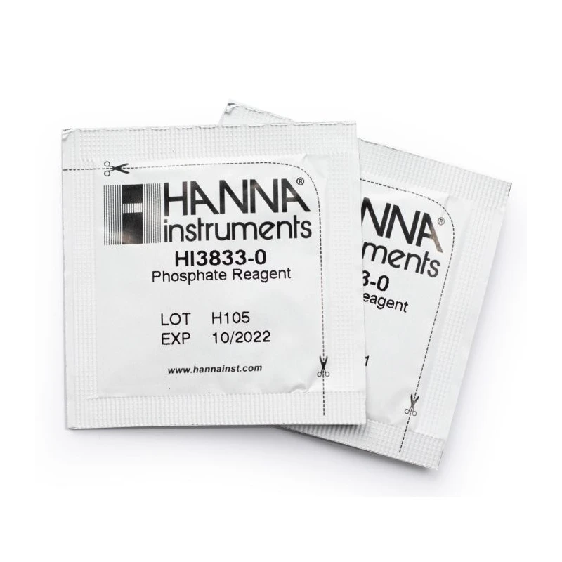 Phosphate Test Kit Replacement Reagents HI3833-050 | 50 Tests | Ascorbic Acid Method | EnvMart