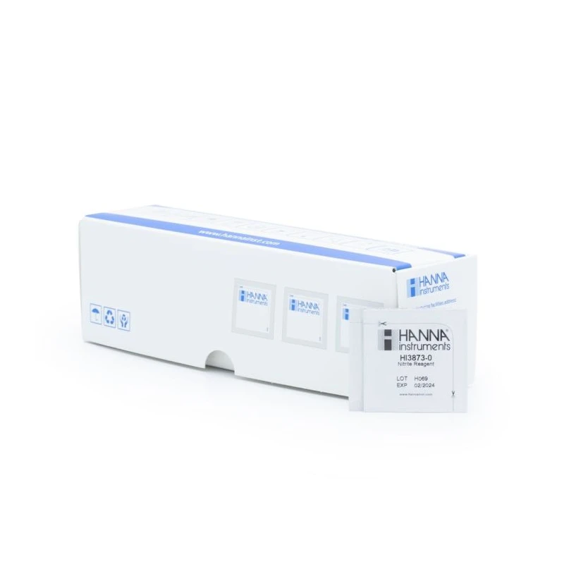 HI3873-100 Nitrite Test Kit Replacement Reagents, 100 Tests, Chromotropic Acid Method | EnvMart