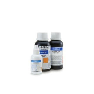 Ascorbic Acid Test Kit Reagents HI3850-100 Iodometric 100 Tests | EnvMart