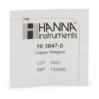 HI3847-100 Copper Test Kit Replacement Reagents, 100 Tests, Bicinchoninic Acid Method | EnvMart