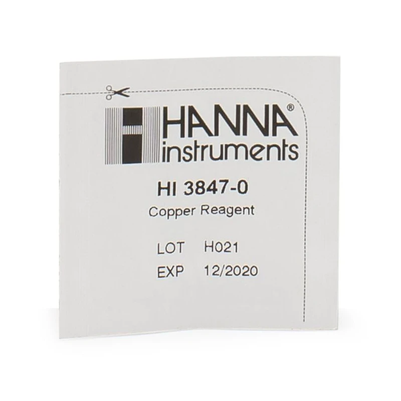 HI3847-100 Copper Test Kit Replacement Reagents, 100 Tests, Bicinchoninic Acid Method | EnvMart