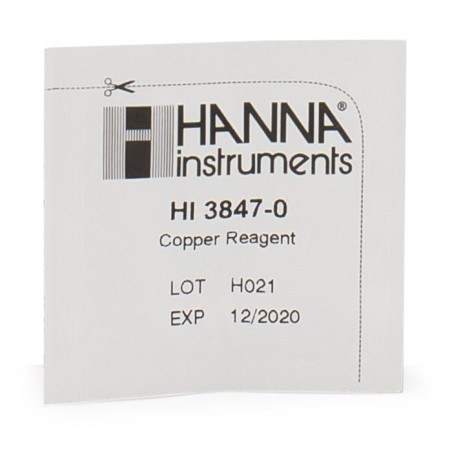 HI3847-100 Copper Test Kit Replacement Reagents, 100 Tests, Bicinchoninic Acid Method | EnvMart