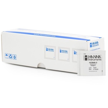 Chromium Test Kit Replacement Reagents HI3846-100, 100 Tests, Diphenylcarbohydrazide | EnvMart