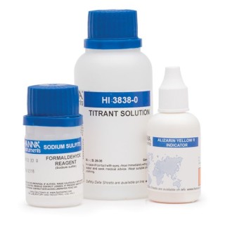 Formaldehyde Test Kit Reagent HI3838-100, Replacement Bottles, 110 Tests Alizarin Yellow R | EnvMart