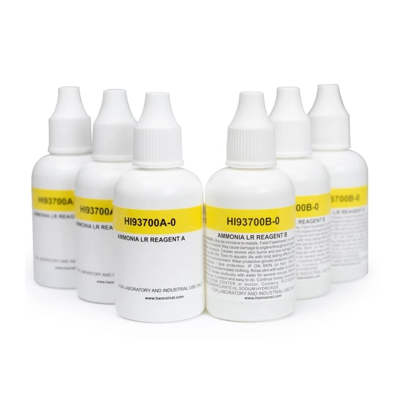 Hanna Instruments HI93700-03 Ammonia Low Range Reagents 300 Tests | EnvMart