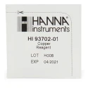 Copper High Range Colorimetric Reagents HI93702-01 for Photometers, 100 Tests | EnvMart