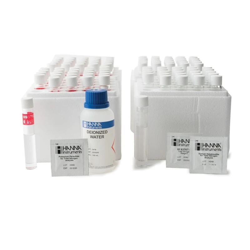 Total Nitrogen High Range Reagents HI93767B-50 | Chromotropic Acid Method, 50 Tests, Laboratory Photometers | EnvMart