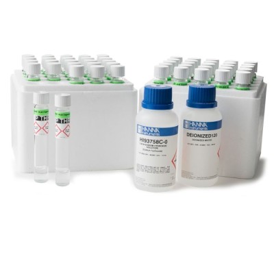 HI93763B-50 Total Phosphorus High Range Reagents, 50 Tests, vanadomolybdophosphoric acid, Laboratory Kit | EnvMart