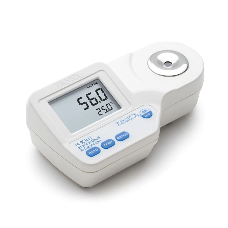 Digital Refractometer for Ethylene Glycol HI96831, 0–100%, ±0.2% Accuracy | EnvMart