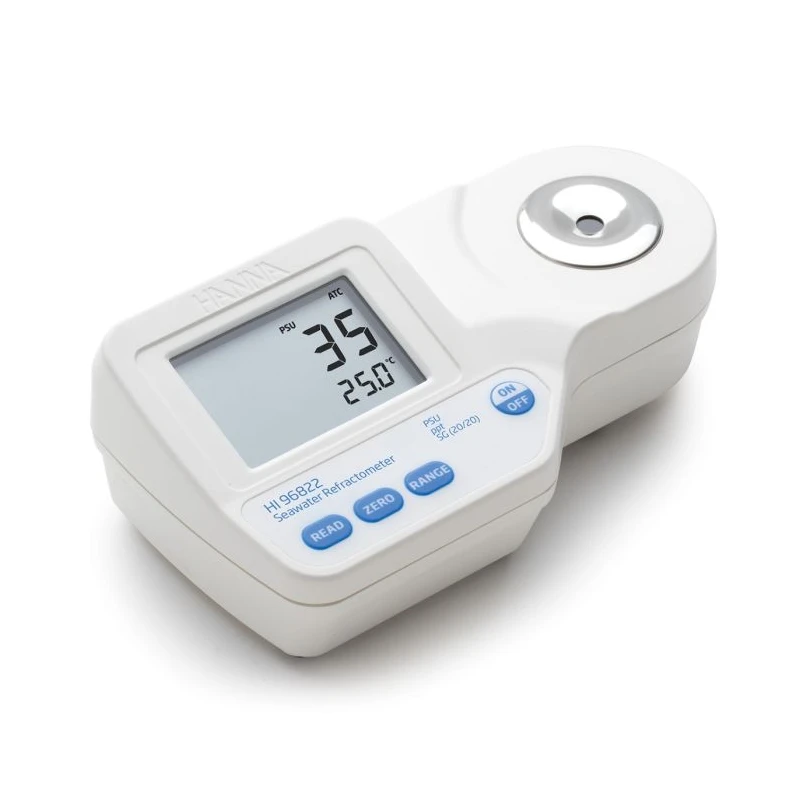 HI96822 Digital Refractometer for Seawater Analysis | Salinity Measurement | EnvMart