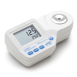 Hanna Digital Refractometer for % Brix and Potential Alcohol (% V/V) Analysis in Wine,  Must and Juice - HI96813